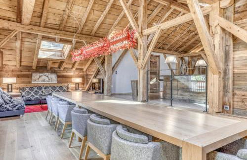 Chalet exceptionnel de 600m2 - Spa, salle de gym, ski-room - Foto 34