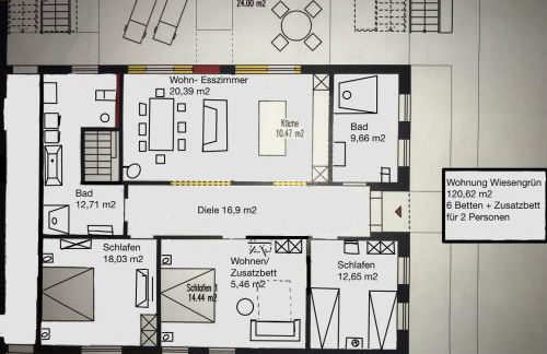 Traumkrone Ferienwohnungen - Wiesengrün - Foto 49
