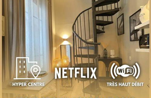 T1 Duplex Cosy - Notre-Dame - Netflix - Foto 1