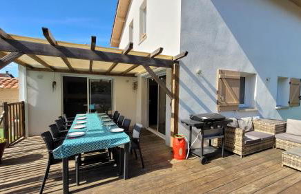 VILLA CASA KOKO 10 PERS piscine chauffée, pétanque, ping pong VIEUX-BOUCAU - Foto 12