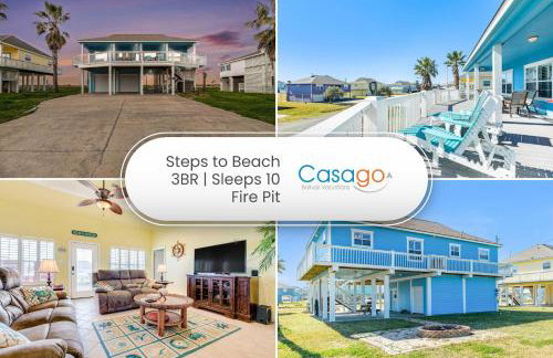 Perfect Steps to Beach Firepit Sleeps 10 - Foto 1