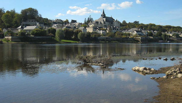 Candes-Saint-Martin, between the Loire and Vienne rivers