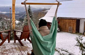 Przysiółek Flądrówka - Dom na odludziu z widokiem na Gorce i Tatry - Foto 14