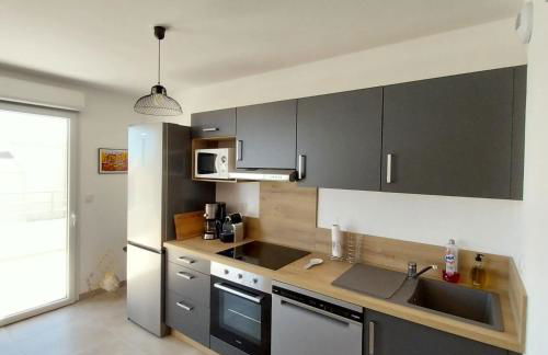 Superbe T3 wifi climatisé, Le Sunset Lodge, Narbonne Plage - Photo 5