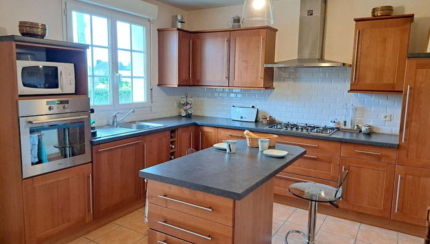 Comfortable Holiday Home Near the Beach, Landeda - Foto 5, Cocina privada