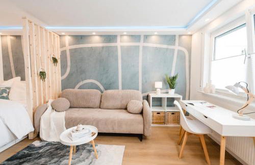 BellaBene modernes Studioapartment in zentraler Lage mit Balkon, Arbeitsplatz, Parkplatz - Foto 2