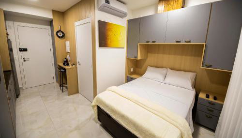 Apartamento Studio, completo 5 min do metrô - Foto 5