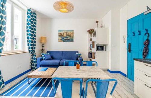 Le Grand Studio Bleu 25M2, 120m Vieux-Port , Clim ,Wifi, Accès autonome avec code - Foto 3