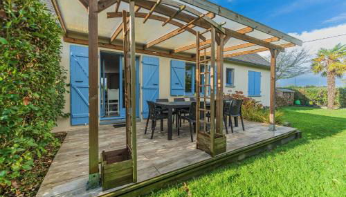 Belle maison rénovée, 650m de la plage, grand jardin, classée meublé de tourisme 3 étoiles - Photo 5, Garden, Garden view