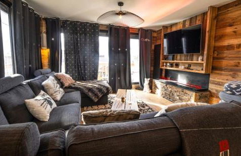 spot, exceptl 80 m2, centre Alpe d Huez, ski au pied, Ménandière, 8 pers, 3ch, 3sdb - Foto 3