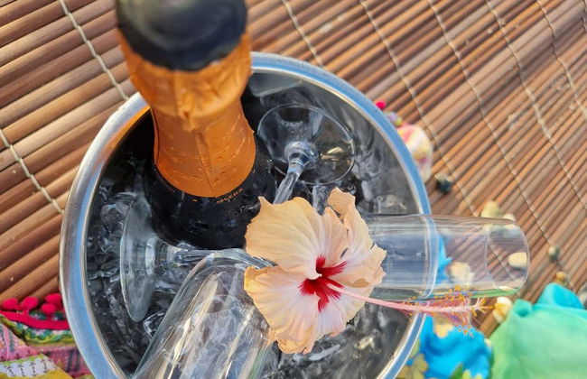 Piquenique na praia da Boca da Barra ao entardecer - Foto 8