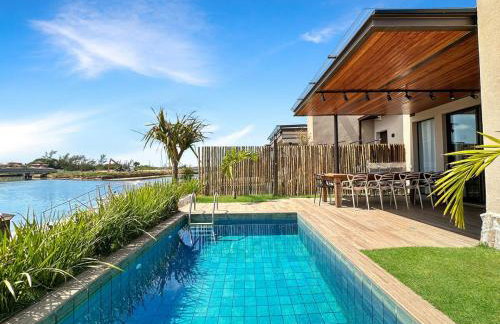 Luxo - Marina Privativa - 5 Suítes - Condomínio Clube - Foto 1