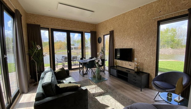 Bright Nature Chalet With Terrace - Photo 5, Living room