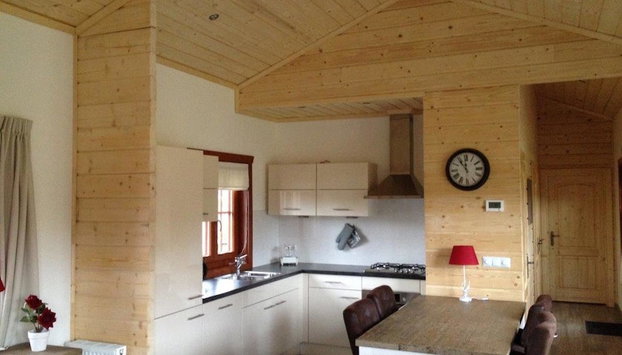 Wooden Chalet in a Holiday Park in the Achterhoek - Foto 3, Eigene Küche