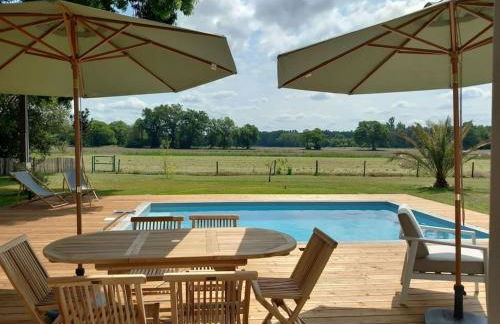 Maison neuve avec piscine chauffée, 4 kms de Contis plage - Foto 9