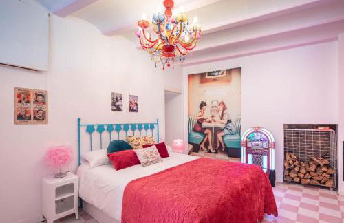 La Suite Años 50 La casa Barbie, bañera y chimenea de leña - Foto 25