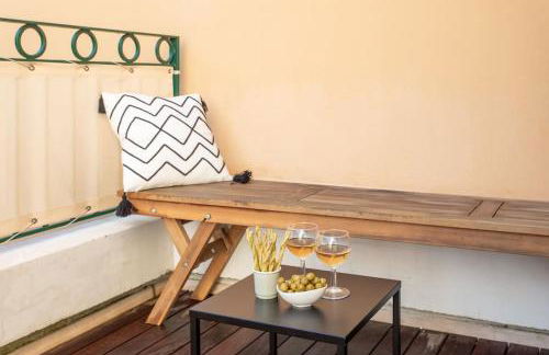 #11 Alex suite terrace parking AC 2 BDR 5mins to sea - Foto 28