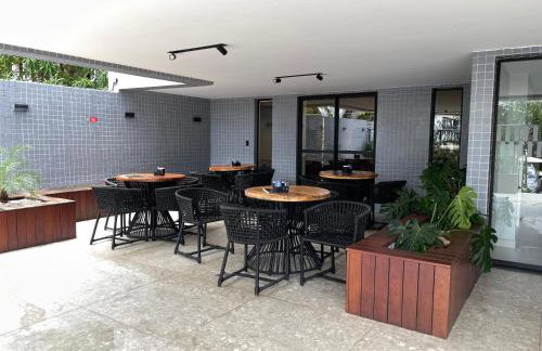 Flat no Bessa a 50m do mar - Rooftop com vista - Recepção 24h - Foto 18