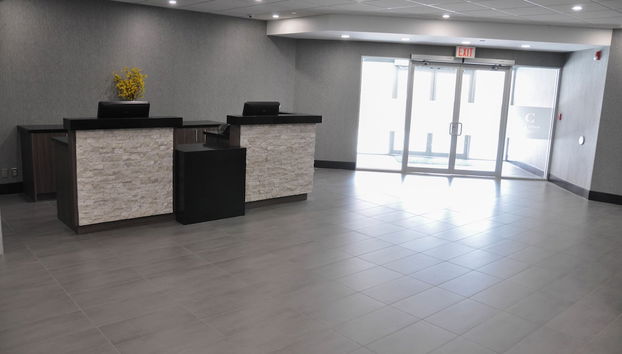 Mostrador de check-in y check-out