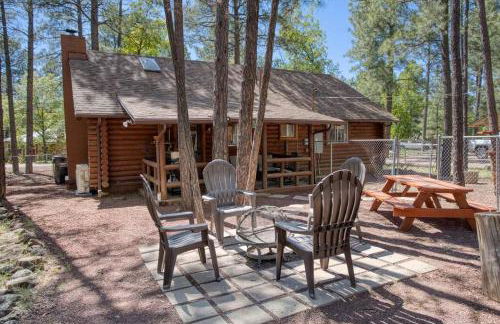 Charming Log Cabin in Tall Pines with Fire Pit Near Trails & Lake - Foto 8