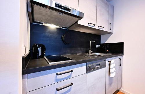 Rosengarten Apartments Fürth, Moderne Serviced Apartments in Citylage, ganze Ferienwohnung 50 m2, nahe Nürnberg, Metro, Sauna, Frühstück & Parkplatz - Foto 3