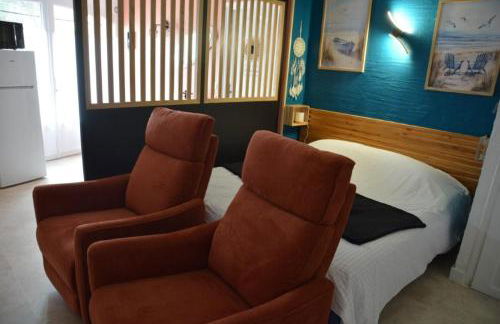 Le Mas Synaé- Joli studio classé 3étoiles avec terrasse et piscine - Foto 12