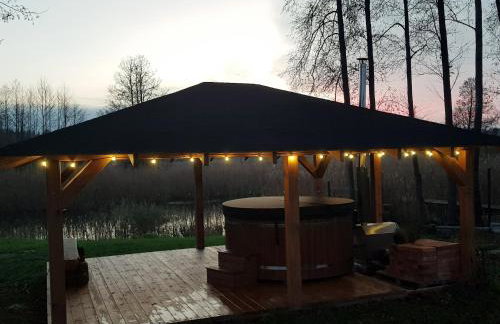 Domek Wypoczynkowy Zacisze w Makosiejach z dostępem do rzeki, z balią i jacuzzi - Foto 11