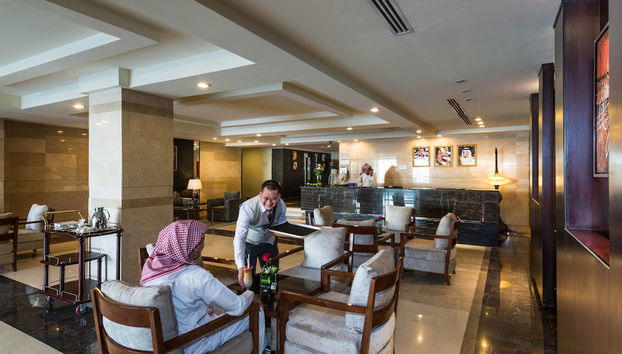 Zona de estar del vestíbulo