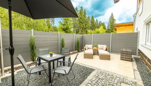 Ferienbahnhof Fichtental Stellwerk Suite - Foto 3, Garden, Garden view