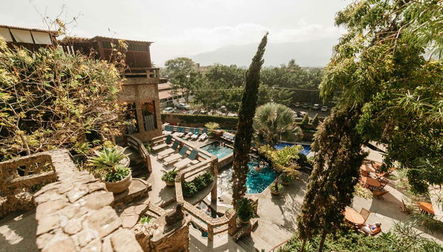 El complejo de aguas termales