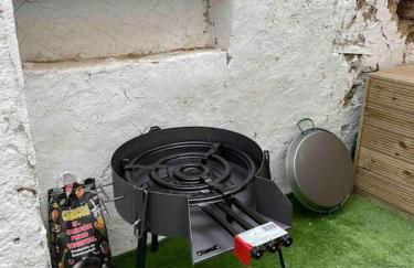 Villa privada y piscina salina y chimenea colgante - Foto 36