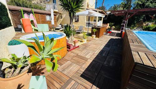 Calpe chalet privado piscina a 5min de la playa y centro jacuzzi barbacoa wifi aire - Photo 4