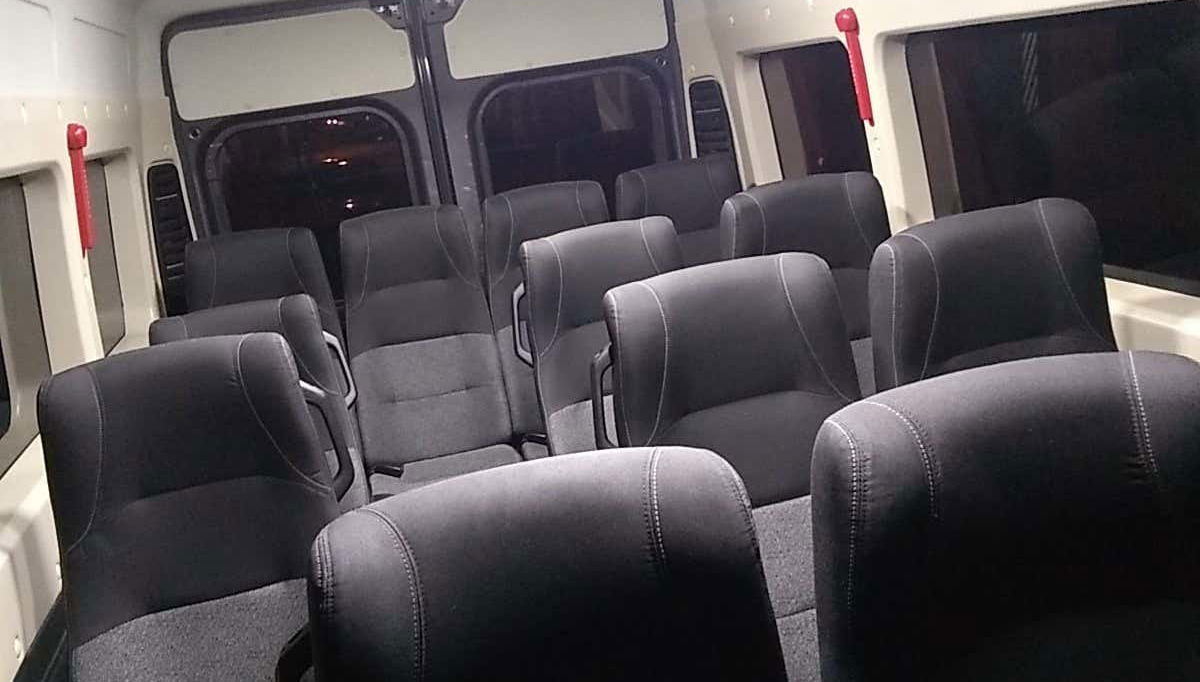 Intérieur du véhicule de transfert