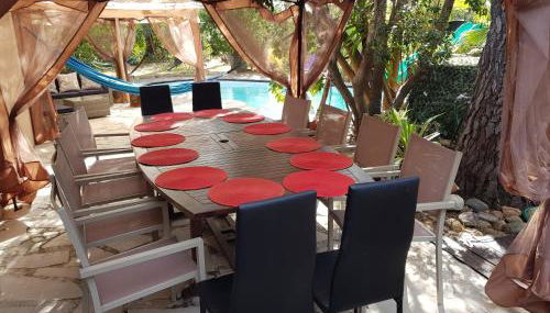 LA MARINE Piscine chauffée villa avec piscine 5 mn à pied de la mer - Foto 4