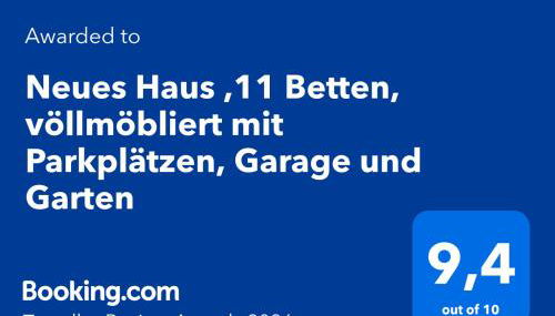 Neues Haus ,11 Betten, völlmöbliert mit Parkplätzen, Garage und Garten - Foto 2