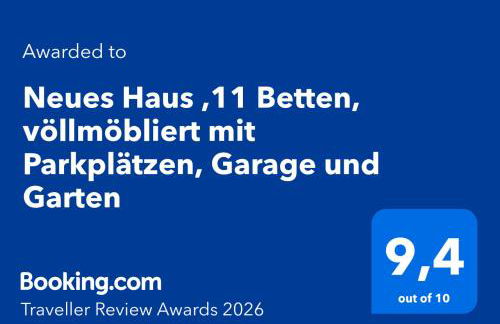 Neues Haus ,11 Betten, völlmöbliert mit Parkplätzen, Garage und Garten - Foto 2