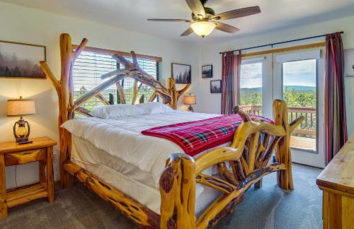 2 Mi to Show Low Lake: Scenic Cabin w/ Balcony - Foto 13