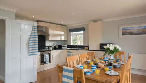 Skylark sleeps 8 private Hot Tub & Dogs welcome Nr Padstow, Resort Pool Bar & Watersports - Foto 2, stove, dishwasher, pet friendly, toaster