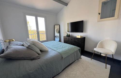 Les restanques maison des chênes vue mer 6 personnes - Foto 11