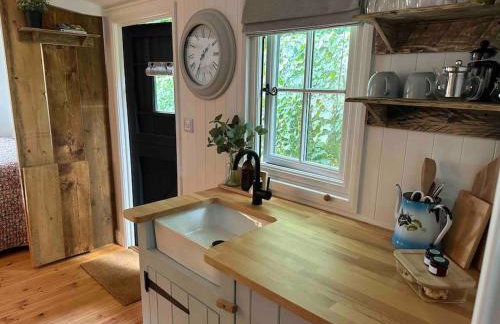 Cornwall Woodland Shepherd's Hut with Hot Tub - Deirdres Hut - Foto 12