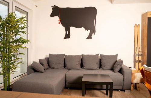 Moderne 3 Zimmer Wohnung Panorama mit großem Balkon für 4Personen inklusive Wifi und Parkplatz - Foto 2