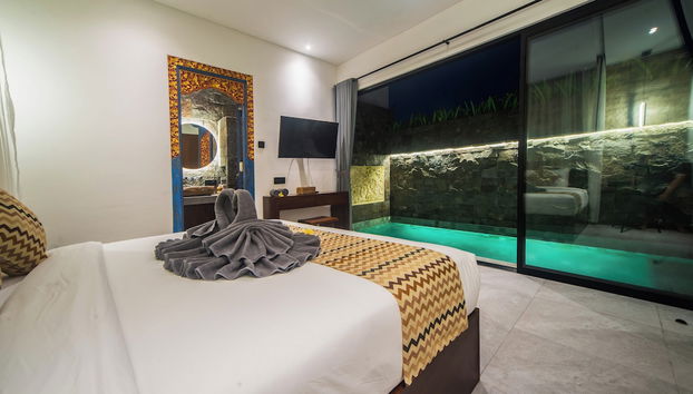 3Bedroom-703-Private Pool Villa Sanur - Foto 2, Habitación