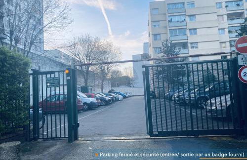 Appartement parisien neuf, moderne avec une grande salon, 2 chambres, 3 lits, parking gratuit, 15min de Paris et 13 min aéroport Orly - Foto 20