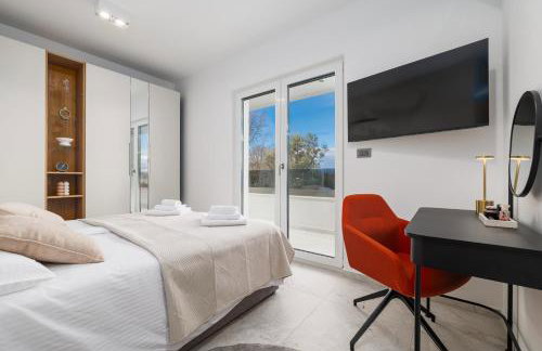 New 2026 Casa MARE Malinska with private heated pool - Foto 21