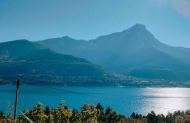 La Maison du Plongeoir 14 pers grande terrasse vue lac de Serre Ponçon - Foto 40