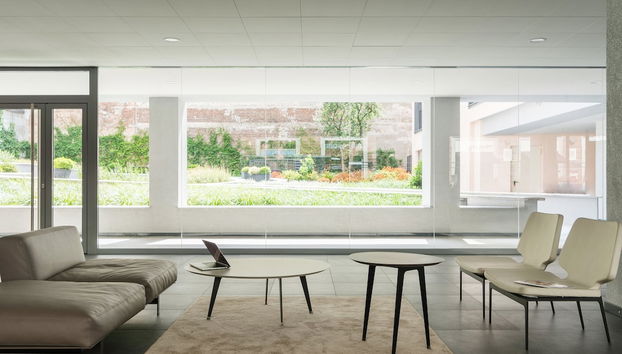 Zona de estar del vestíbulo