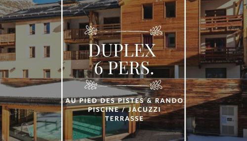 Appartement Abries - Jacuzzi et piscine - Pied des pistes - Duplex 6 personnes - Résidence étoilée - Photo 1