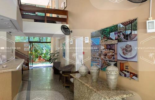 Flat Perfeito Flat Amarilis em Riviera São Lourenço com café da manhã e enxoval completo toalhas praia e piscina com trocas - Foto 67