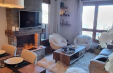 Arcs 1950 Appartement Luxe type chalet 5 à 7 personnes Vue imprenable sur le Montblanc skis aux pieds - Photo 1