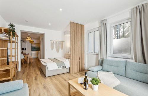 Gemütliches 2 Zimmer Ambient Apartment mit Queensize-Bett , Etagenbett& Schlafsofa in Alsternähe - Foto 12